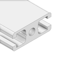 MODULAR SOLUTIONS EXTRUDED PROFILE<br>45MM X 18.5MM 2-SLOTS, CUT TO THE LENGTH OF 1000 MM